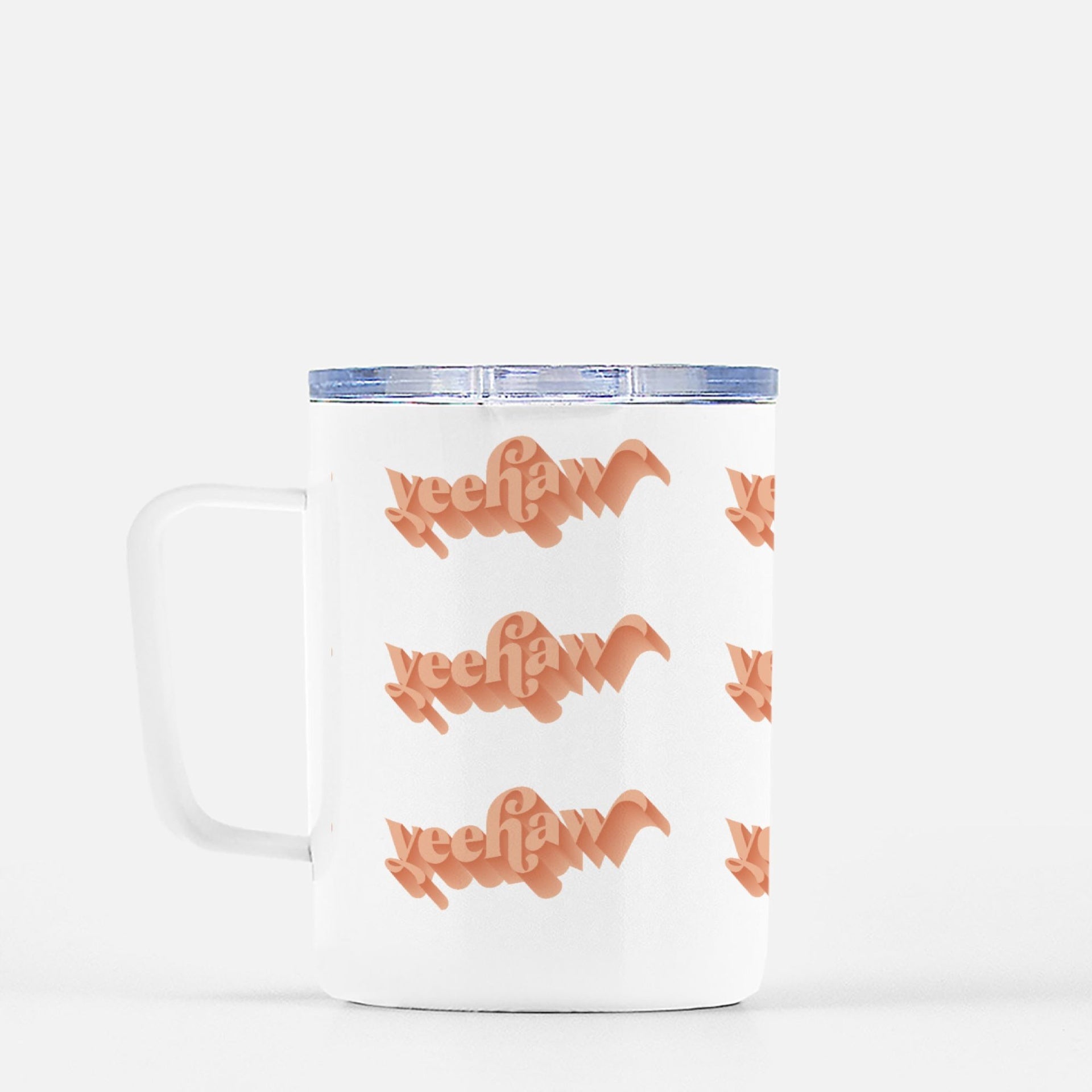 Yeehaw Country Girl Aesthetic Travel Mug w/ Lid 10 oz. 90's Country  Patterned – Saint Caitlin