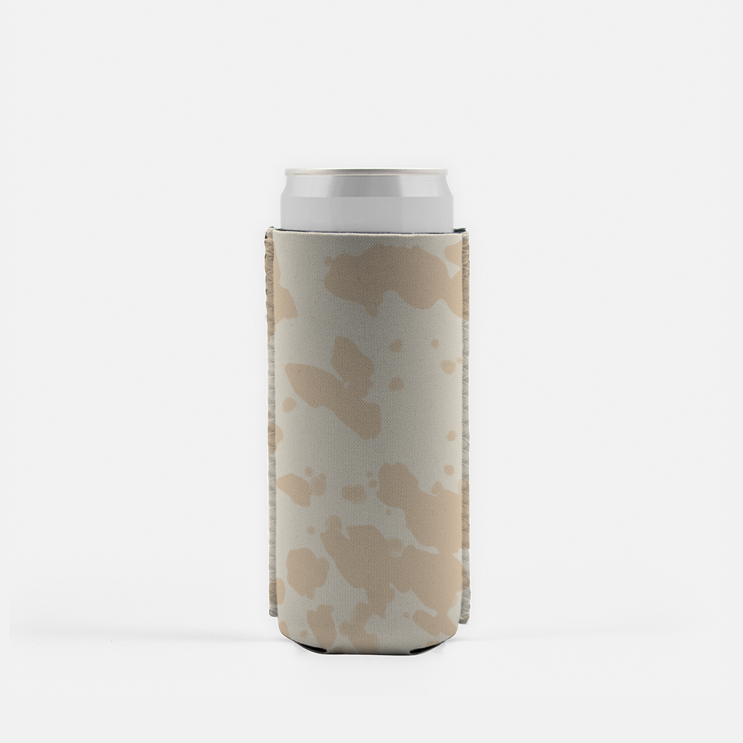 Hazlenut Cow Print Cowhide Koozie, Slim Seltzer Can Cooler, Bachelorette Koozie, Ranch Wife, Cowgirl Styles, Farmhouse, Southwestern Boho